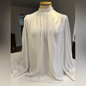 Wilfred Cream Pleated Blouse